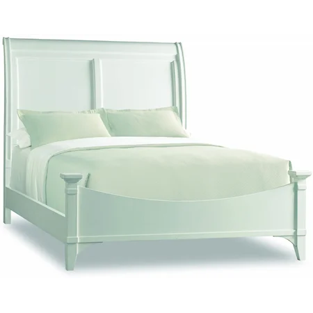 Transitional Full Size Sleigh Bed